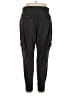 Athleta Solid Green Black Active Pants Size 14 - photo 2