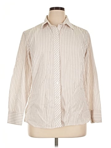 Calvin Klein Long Sleeve Button-Down Shirt (view 1)