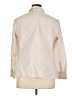 Calvin Klein 100% Cotton Stripes Ivory Long Sleeve Button-Down Shirt Size 14 - photo 2