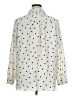 Ann Taylor 100% Polyester Polka Dots Ivory Long Sleeve Blouse Size XL - photo 2