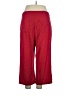 ModCloth Red Linen Pants Size 16 - photo 2