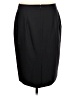 Ann Taylor Solid Black Formal Skirt Size 12 - photo 2