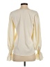 Aqua 100% Polyester Ivory Long Sleeve Blouse Size S - photo 2