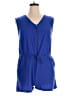 Atmosphere 100% Polyester Solid Blue Romper Size 14 - photo 1