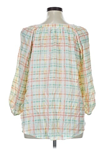 LC Lauren Conrad 3/4 Sleeve Blouse (view 2)