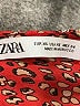 Zara 100% Polyester Red 3/4 Sleeve Blouse Size XS - photo 7