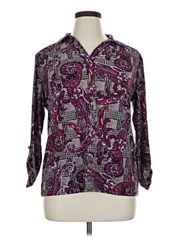 Anne Klein 3/4 Sleeve Blouse (view 1)