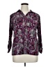 Anne Klein Paisley Purple 3/4 Sleeve Blouse Size XL - photo 1