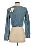 Levi's Blue 3/4 Sleeve Blouse Size S - photo 2