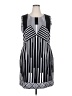 ILE New York Stripes Black Cocktail Dress Size 18 - photo 1