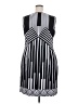 ILE New York Stripes Black Cocktail Dress Size 18 - photo 2