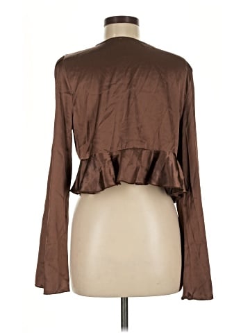 Papaya Long Sleeve Blouse (view 2)