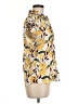ModCloth 100% Polyester Yellow Short Sleeve Blouse Size M - photo 4