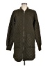 Zella 100% Polyester Argyle Green Coat Size M - photo 1