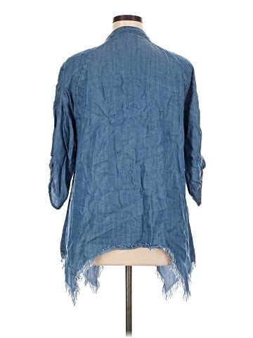 Hester & Orchard 3/4 Sleeve Button-Down Shirt (view 2)