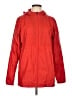 Nike 100% Polyester Solid Red Windbreaker Size L - photo 1