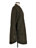 Zella 100% Polyester Argyle Green Coat Size M - photo 4