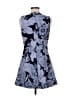 Keepsake Graphic Blue Cocktail Dress Size M - photo 2