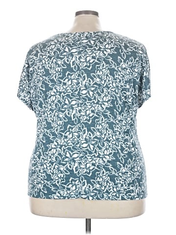 Como Black Short Sleeve Blouse (view 2)