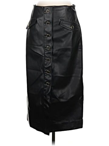 Ann Taylor Faux Leather Skirt (view 1)