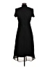 Karin Stevens Solid Black Casual Dress Size 6 - photo 2