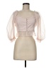 Vestique 100% Polyester Pink 3/4 Sleeve Blouse Size M - photo 1