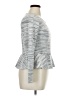 Elle Silver Long Sleeve Top Size 14 - photo 4