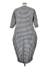 Unbranded 100% Polyester Houndstooth Gray Casual Dress Size 4X - photo 2