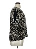 Vince Camuto Animal Print Black 3/4 Sleeve Top Size XL - photo 4