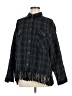 Zara Plaid Black Coat Size M - photo 1