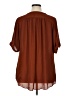 Worthington 100% Polyester Brown Short Sleeve Blouse Size XL - photo 2