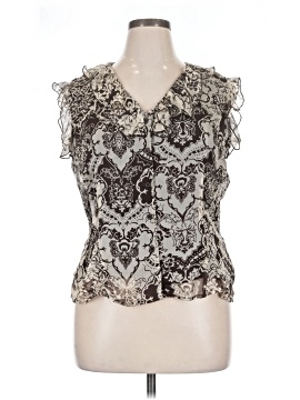 Worthington Sleeveless Silk Top