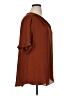 Worthington 100% Polyester Brown Short Sleeve Blouse Size XL - photo 4