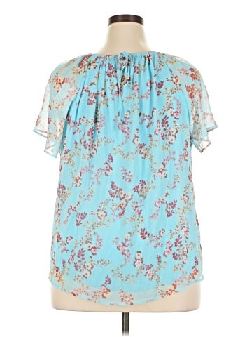 LC Lauren Conrad Short Sleeve Blouse (view 2)