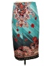 ECI Paisley Teal Casual Skirt Size M - photo 2