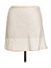 BEIGE BOTANY Solid Ivory Casual Skirt Size M - photo 1