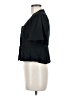 Elevenses Black Short Sleeve Blouse Size 6 - photo 5