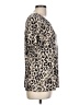 JM Collection Animal Print Ivory Short Sleeve T-Shirt Size L - photo 4