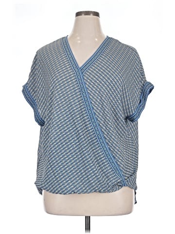 Max Studio Short Sleeve Blouse (view 1)