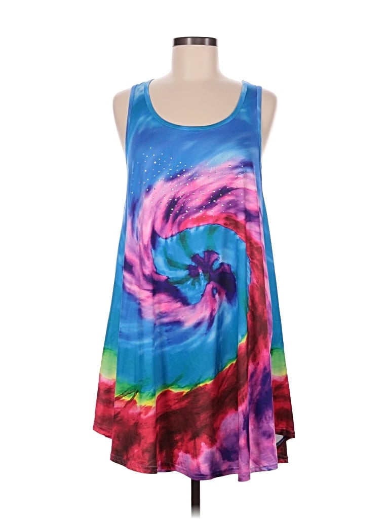 Pre-owned Freestyle Casual Dress In Blue