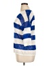 Boston Proper 100% Polyester Stripes Blue 3/4 Sleeve Top Size XL - photo 5