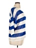 Boston Proper 100% Polyester Stripes Blue 3/4 Sleeve Top Size XL - photo 4