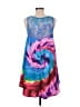 Freestyle Tie-dye Blue Casual Dress One size - photo 2