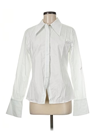 Anine Bing Long Sleeve Button-Down Shirt (view 1)