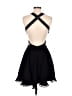 Niteline 100% Silk Solid Black Cocktail Dress Size 6 - photo 2