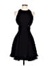 Niteline 100% Silk Solid Black Cocktail Dress Size 6 - photo 1