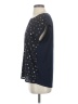 Papermoon 100% Polyester Stars Black Short Sleeve Blouse Size S - photo 5