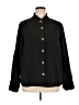 J.Jill 100% Cotton Black Long Sleeve Button-Down Shirt Size XL - photo 1