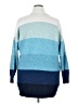 Time and Tru Color Block Blue Cardigan Size 20 - photo 2