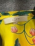 Ann Taylor LOFT 100% Polyester Yellow Short Sleeve Blouse Size M - photo 7